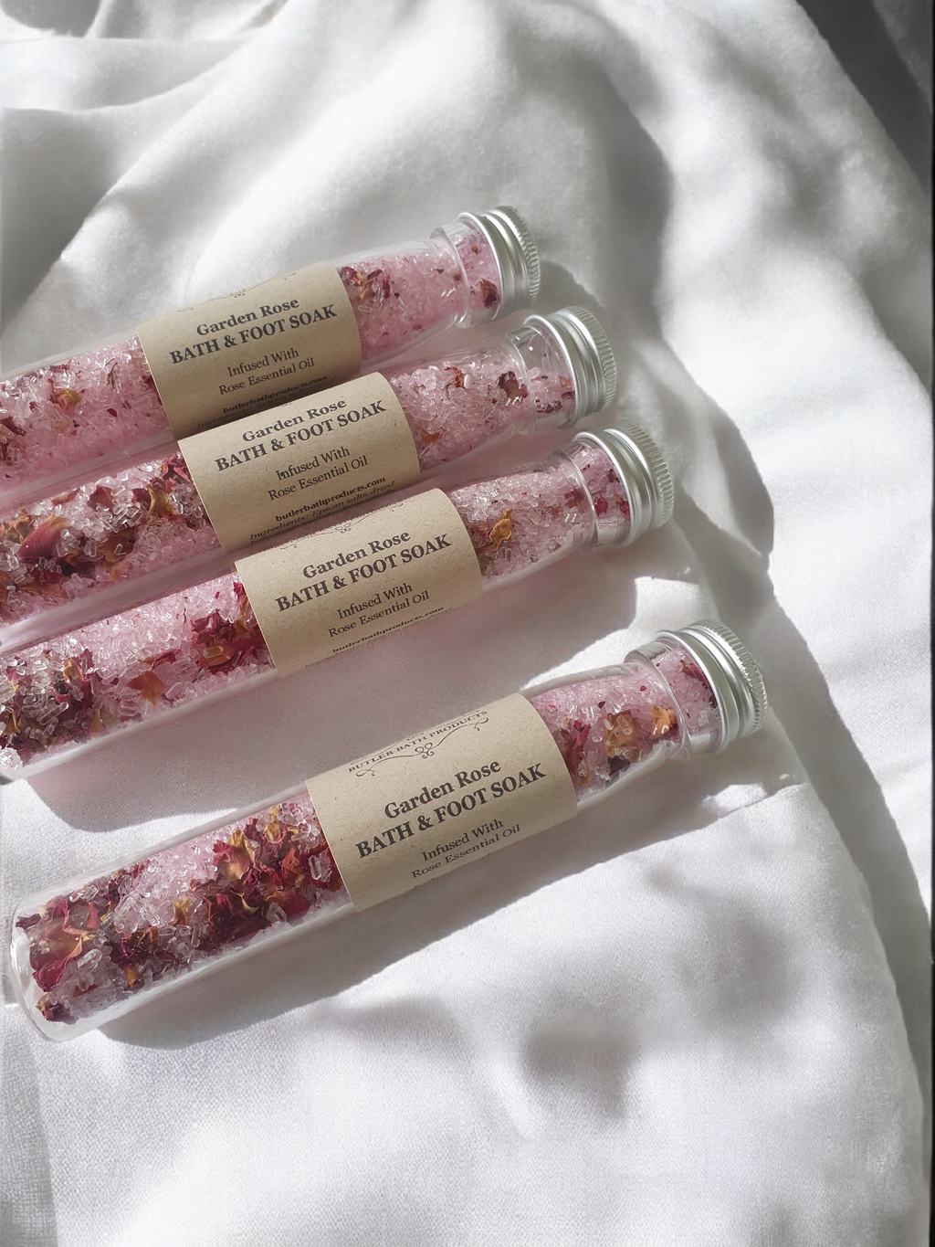 Bath salt soak test tubes: Lavender