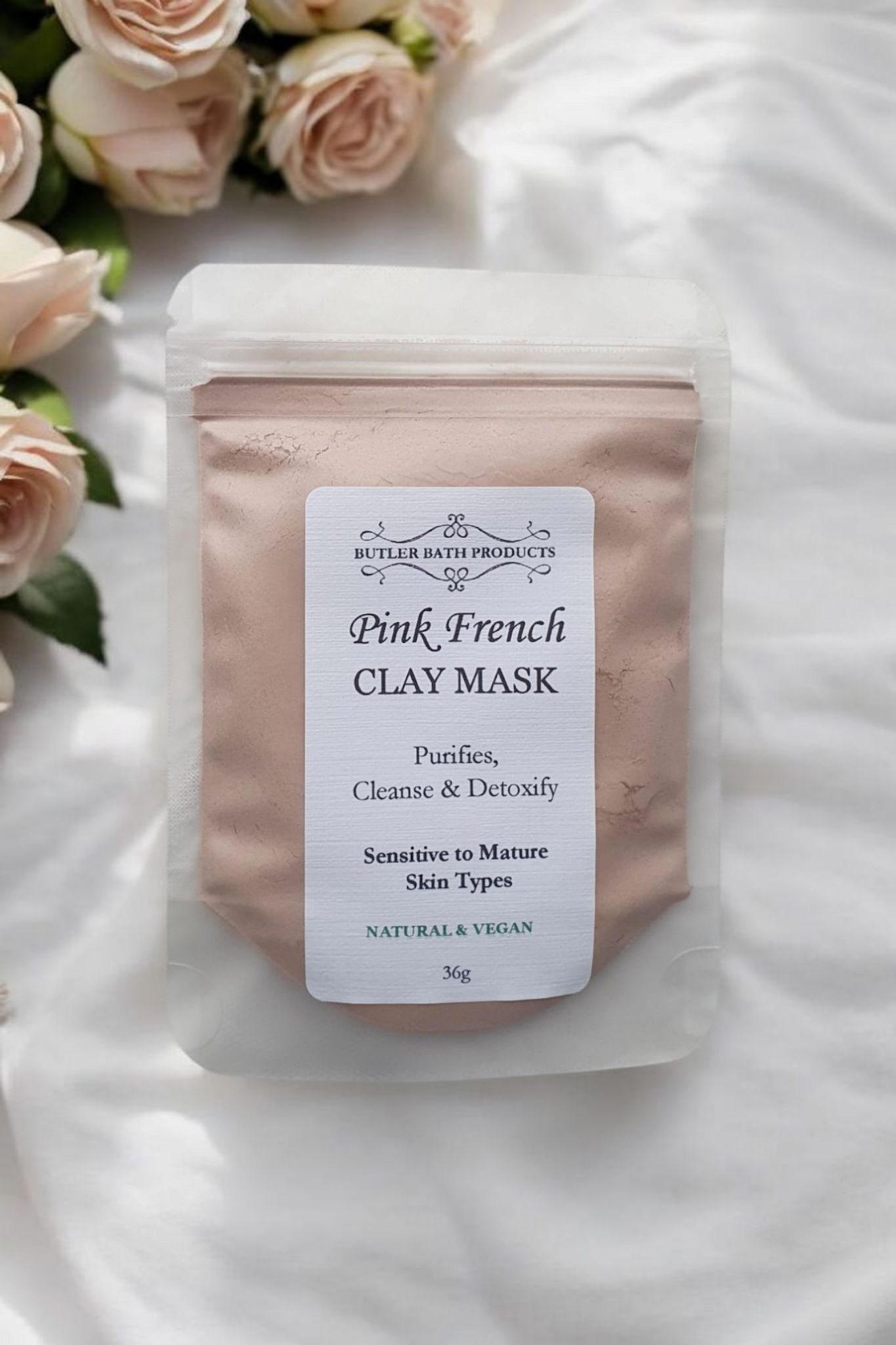 Pink french clay mask